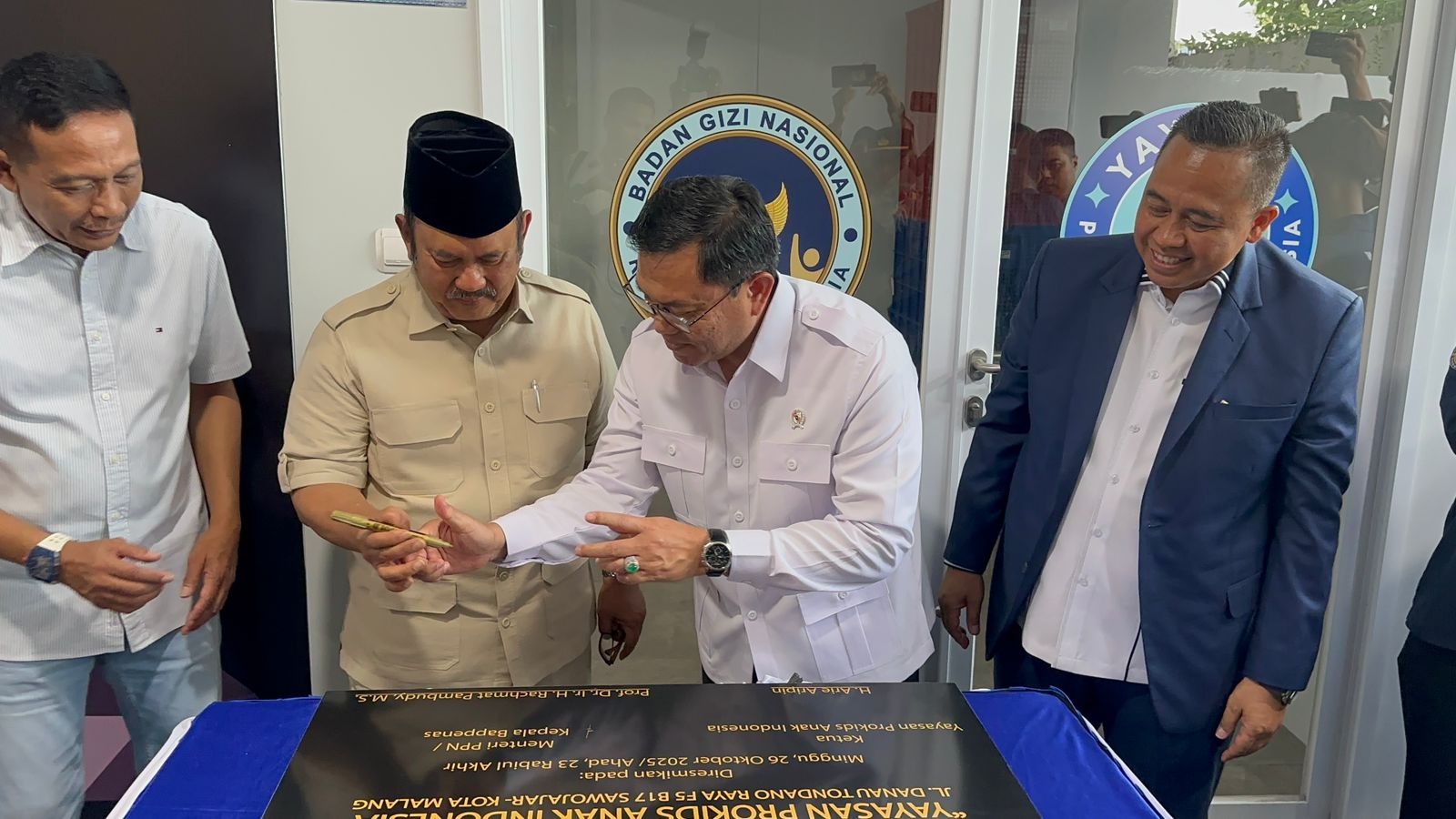 Wakil Kepala Badan Gizi Nasional Asahan (BGN Asahan) meninjau Satuan Pelayanan Pemenuhan Gizi (SPPG) Yayasan Prokids Anak Indonesia 